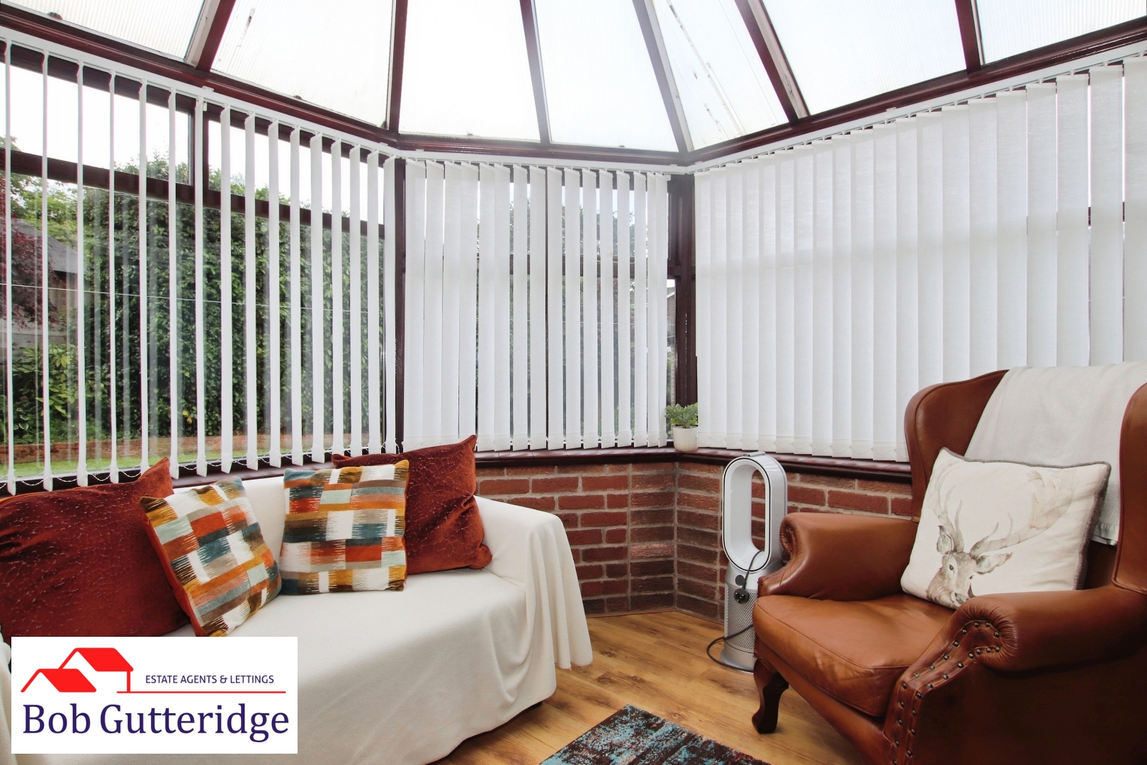 HALF BRICK & DOUBLE GLAZED CONSERVATORY